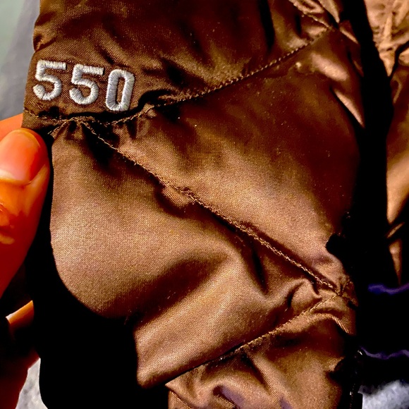 Brown Medium North Face 550 Winter Jacket - Picture 5 of 5